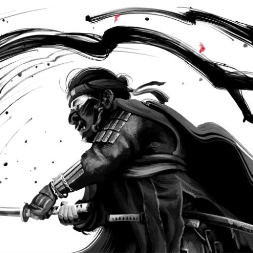 Shadow of the Samurai | Offset 12"x36"