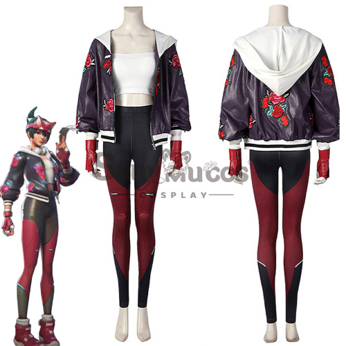 Game Overwatch 2 Kiriko Cosplay Costume Casual Wear - S