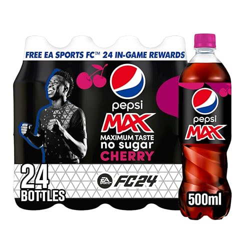 Pepsi Max Cherry 500ml (Pack of 24) - Cherry