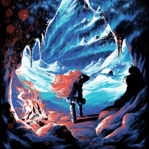 Visit Celeste Mountain | Offset 18"x24"