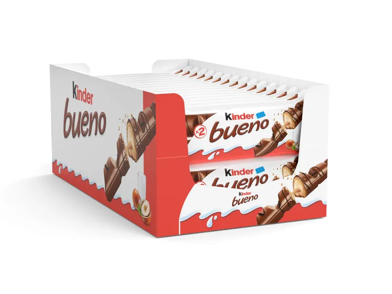 Ferrero Kinder Bueno Kinder Bueno Wafer Cookies - Pack of 30, 1360 g - 