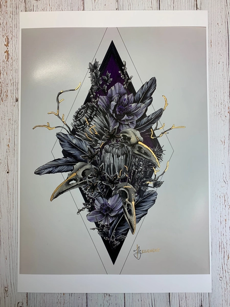 A Midnight Dreary large print