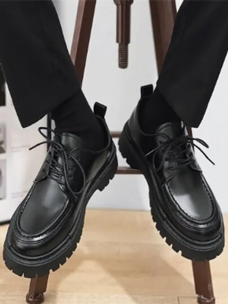 Men Lace-up Front Oxfords