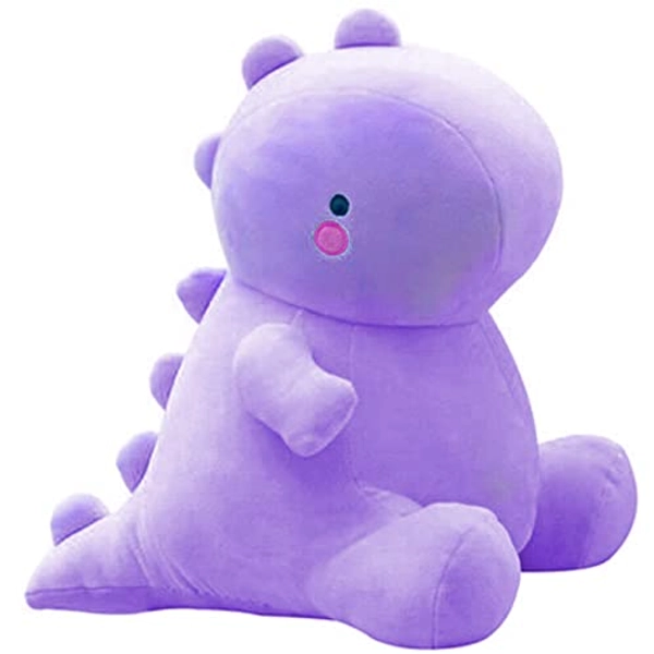 VHYHCY Cute Dinosaur Plush Toys, Fat Dinosaur Stuffed Animals Toys Dolls, Soft Plush Stuffed Animal Dino Plushie, Birthday Gifts for Kids Girls Boys Purple 20 inch - Charm Purple - 20 inch