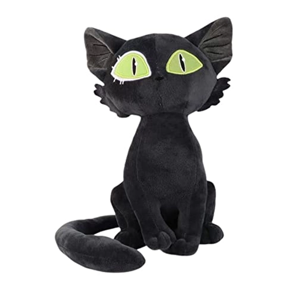 Shopular Suzume no Tojimari Dajin Cat Chair Plush Doll Figure Stuffed Plushie Toy Sofa Throw Pillow Plushies Kawaii Gift (Black) - Black