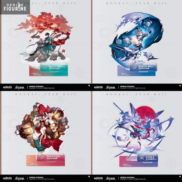 Figurine Acrylique Dan Heng, Silver Wolf, Tingyun ou Seele - Honkai: Star Rail - MiHoYo
