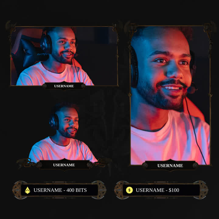 Dark Realm Static Overlays - Dark Realm / Static