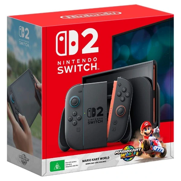 Nintendo Switch 2 + Mario Kart World Console Bundle - Nintendo Switch 2 - EB Games New Zealand