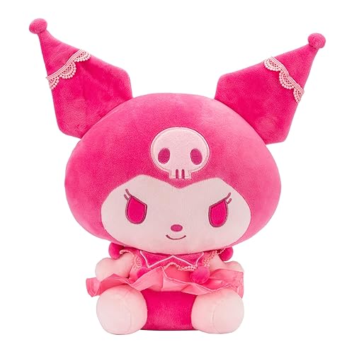 Hello Kitty and Friends - Kuromi 12” Pink Monochrome Plush - Kuromi Pink