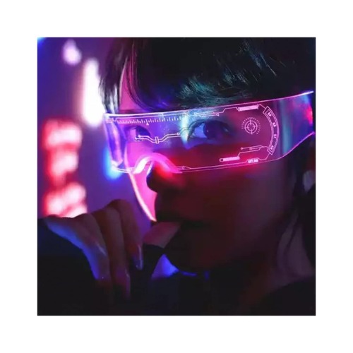 USB Rechargeable Futuristic Cyberpunk glasses 