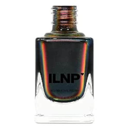 ILNP Eclipse - Black to Red Ultra Chrome Nail Polish