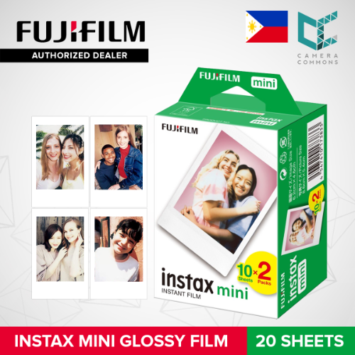 FUJIFILM Instax Instant Film Plain White Border 20 Sheets