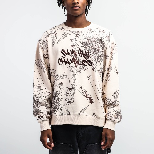 Samurai Champloo Beige Crew Neck Sweatshirt | XL