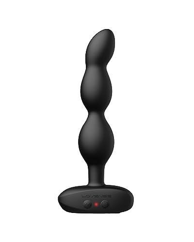 LOVENSE Ridge Bluetooth Anal Beads Butt Plug with App-controlled Vibration 360° Rotating Anal Vibrator for Men Women Anal Toys with Unlimited Custom Vibration Modes
