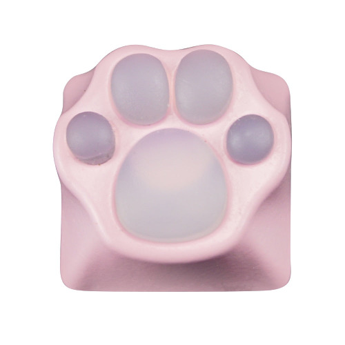 Silicone Cat Pawl Keycap - Pink