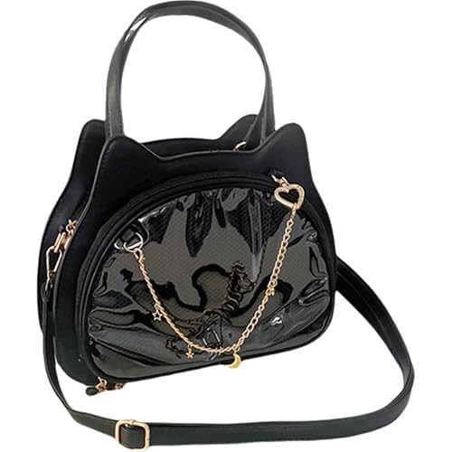 Ita Bag Cute Cat Multi-purpose Crossbody Purse Shoulder Bag Handbag Kawaii Pin Display Bag for Anime Pins Display