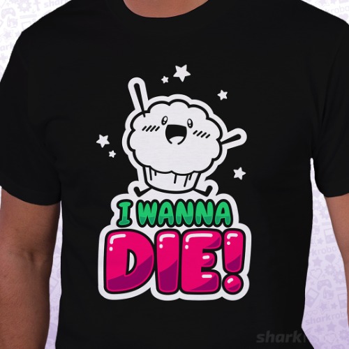 ASDFMovie "I Wanna Die" T-Shirt XL