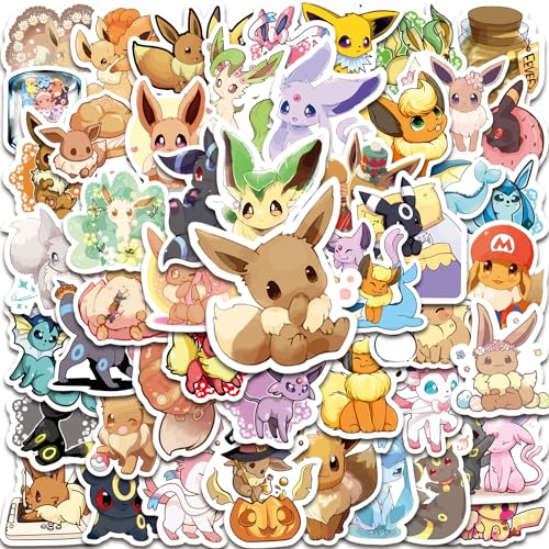 Anime Stickers 50 Pcs| Comic Evolutions Stickers Gift for Kids Teen Birthday Party| Cartoon Cool Stickers| Cute Stickers Pack|Waterproof Stickers for Water Bottles,Laptop,Phone,Skateboard,Bicycle