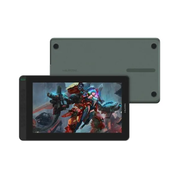 HUION Drawing Tablet Kamvas 13 Graphic Drawing Monitor Pen Display 13.3inch with Full Laminated Screen (Green)