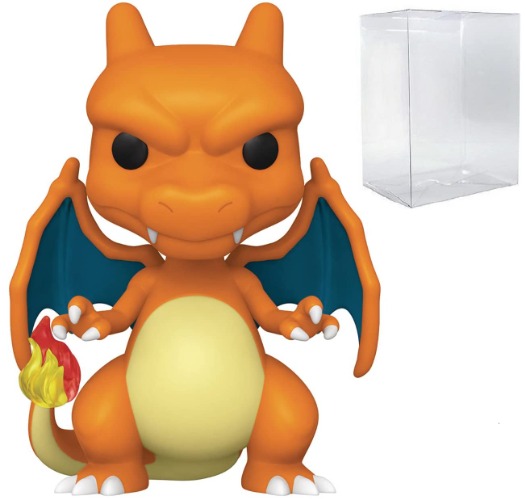 Pokemon Charizard Pop! Vinyl Figure (Bundled with Compatible Pop Box Protector Case),Multicolored,3.75 inches - 