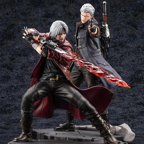 Devil DANTE May Cry NERO Statue Action Figure  Model Collection Toy For Friend Gifts