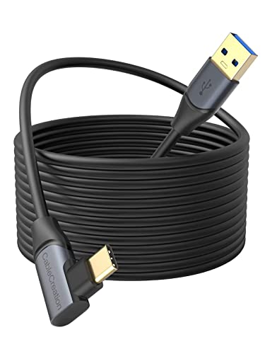 16FT Link Cable Compatible with Meta Quest Pro/Quest 2, CableCreation USB to USB C 3.1 Cable 5Gbps High Speed VR Headsets Accessories Gaming PC Link Cable 5 Meters - 16ft [1-pack]