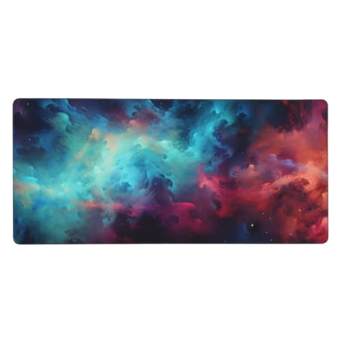 3XL Huge Mouse Pads Oversized (48"x24") - Extra Large Gaming XXXL Mouse Pad for Full Desk - Mousepad with Stitched Edges Non-Slip Rubber Base,Desk Mat for Laptop,Computer & PC,Starry Space - Starryspace