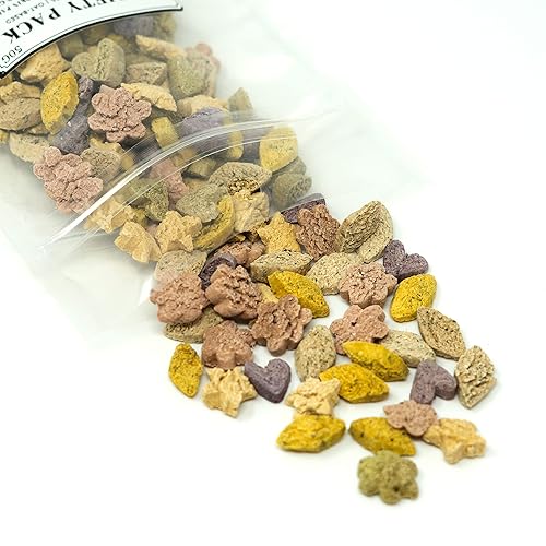 No Furries Delights Treats, 100% All Natural Mini Bites For Rabbit Hamster Guinea Pig Chinchilla Pet Rat Mice Gerbil Bird Healthy Enrichment Bonding Rewarding Training Nature's Bites Variety Pack 100g