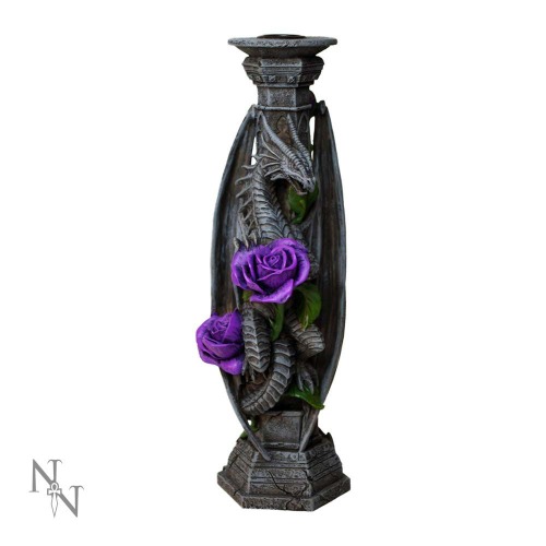 Anne Stokes Dragon Beauty Candle Stick Candle Holder | Default Title