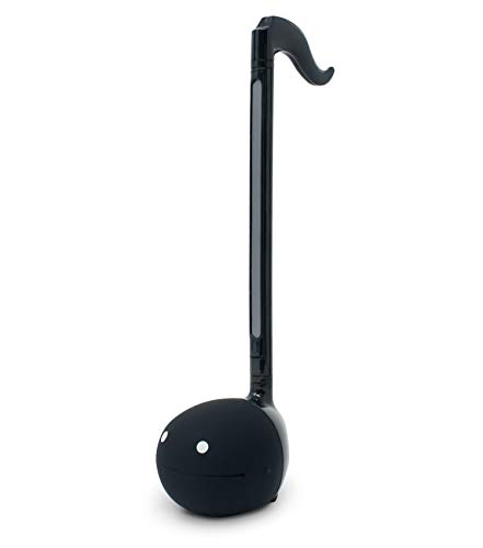 Otamatone Regular Black Japanese Electronic Musical Instrument, Portable Touch Sensitive Digital Music Instruments Synthesizer, Fun Cool Kids Teens Adults Birthday Christmas Toy Song Game Stuff
