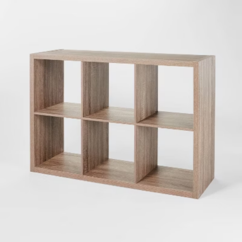 6 Cube Organizer Weathered Brown - Brightroom™