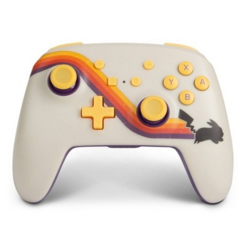 PowerA Enhanced Wireless Controller for Nintendo Switch Pokemon Pikachu Retro