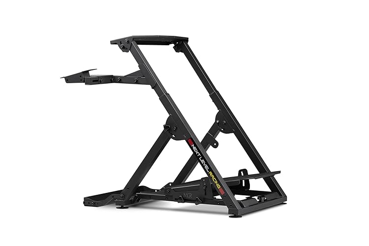 Next Level Racing Wheel Stand 2.0. Steering wheel stand for Thrustmaster, Fanatec, moza Racing on PC and video game consoles. Upgradeable to full cockpit with GTSeat add-on (not included) - Stand