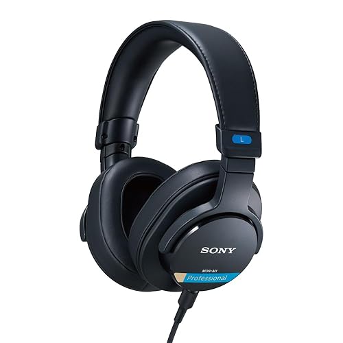 Sony MDR-M1 Professional Reference Closed Monitor Headphones - Black - One size - Over Ear
