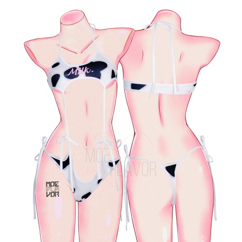 Drippin in Milk Swimsuit - Black / XS/S
