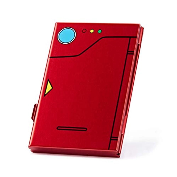 FUNLAB Premium Game Card Case Compatible with Switch, Portable and Thin, Aluminum Game Storage Card Holder Box Suitable for 6 Game Cards – Red
