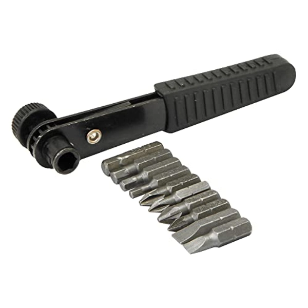 Rolson 28909 11 pc Offset Ratchet Screwdriver Set