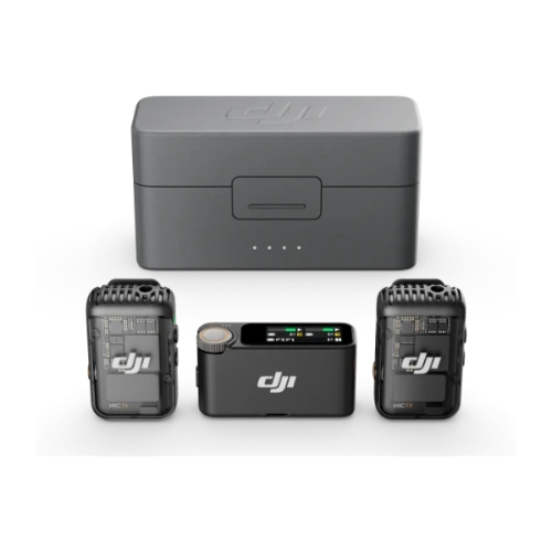 DJI Mic 2 trådløse mikrofonsystemer (2 TX + 1 Rx + opladningsetui)