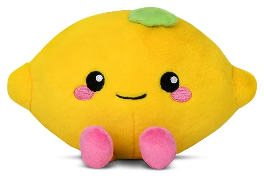 iscream Screamsicles Kawaii Cutie Fruitie 8" Plush - Lily Lemon
