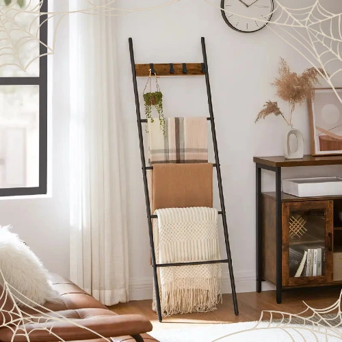 5-Tier Blanket Ladder Shelf