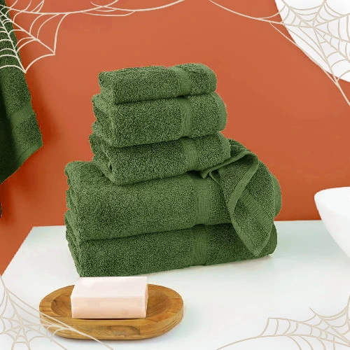 6 Piece Towel Set (2 x Bath Towels, 2 x Hand Towels, 2 x Washcloths)