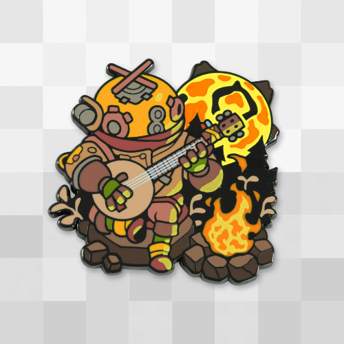 Riebeck's Camp Enamel Pin