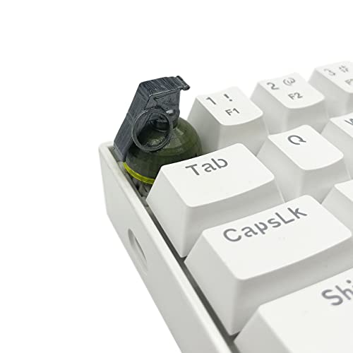 Custom Keycap for Mechanical Gaming Keyboard - Design Grenade Video Game WAR - Artisan Cherry MX Made in Resin with Universal Compatibility - Unique Gift Idea - 1