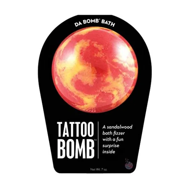 
                            Da Bomb Tattoo Bath Bomb, Red/Yellow
                        