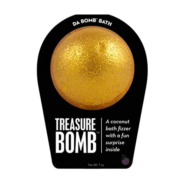 
                            Da Bomb Treasure Bath, Gold, Coconut, 7 Ounce
                        