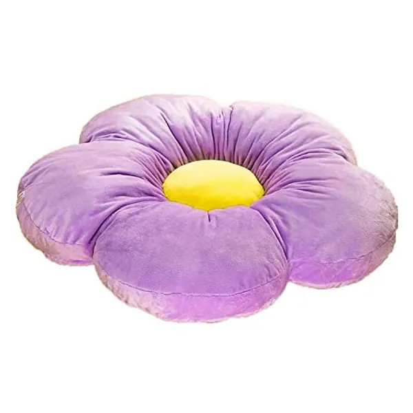 
                            Butterfly Craze Purple Flower Floor Pillow Seating Cushion - Cute Room Decor for Girls, Teens, Tweens & Toddlers - Flower Pillow for Reading and Lounging Comfy Pillow for Kids - Large 35" Diameter
                        