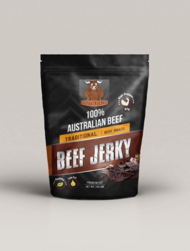 Outback Jerky Traditional Beef Jerky 100g