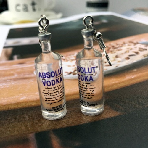 Vodka Earrings