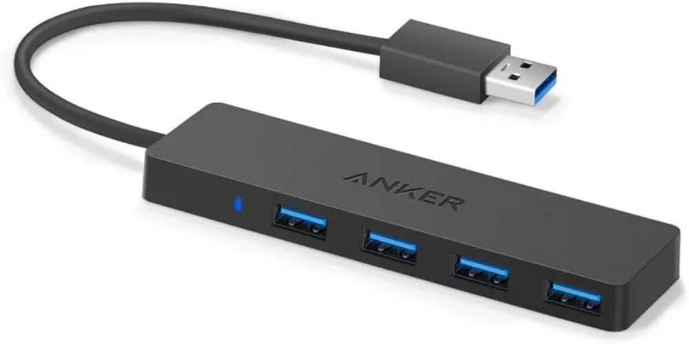 Anker 4-Port USB 3.0 Ultra Slim Data Hub for Macbook, Mac Pro/mini, iMac, Surface Pro, XPS, Notebook PC, USB Flash Drives, Mobile HDD, and More : Amazon.co.uk: Computers & Accessories