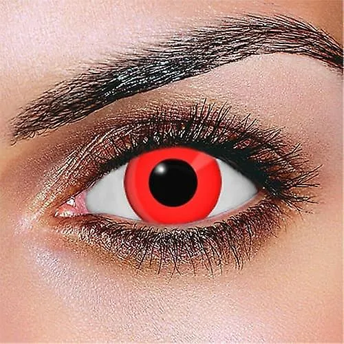 Red Devil Coloured Contacts